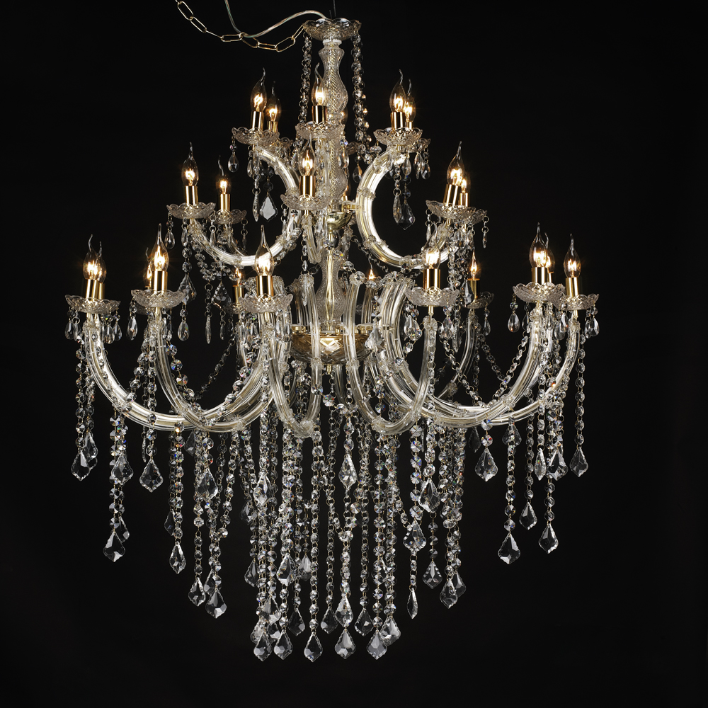 Moderna grande lampadario di cristallo di illuminazione luci ns ...