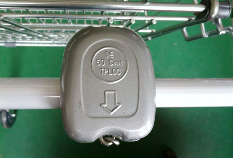 shopping trolley coin lock