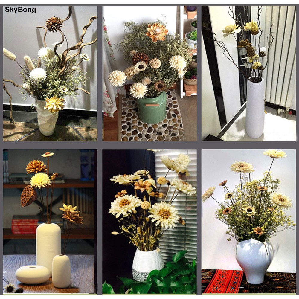 2015新た に家の装飾造花ブッシュ プラスチック野生バラ花束仕入れ・メーカー・工場