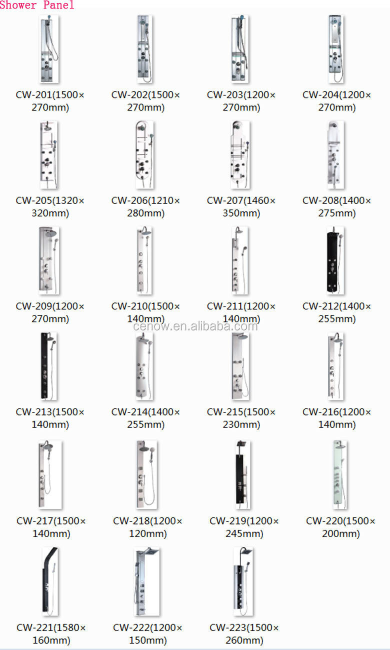 ステンレス鋼のシャワーの列cw-222バスルーム仕入れ・メーカー・工場
