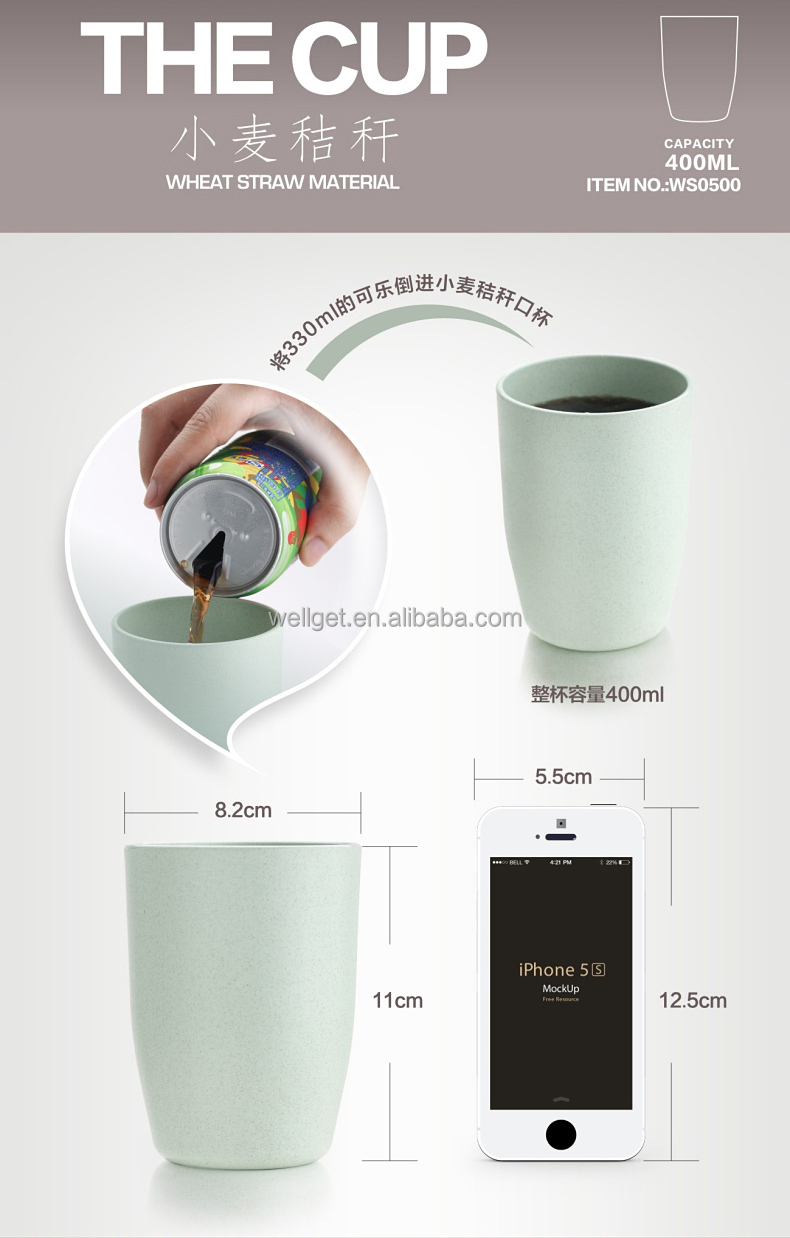 新しい中国の小麦のわら2015製品歯ブラシコップ最高の品質 問屋・仕入れ・卸・卸売り