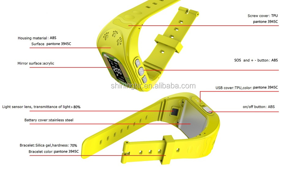 新しいファッション2014年安全子やお年寄りgps腕時計/sosのパニックボタンgpsの追跡者gpsの子供トラッカー腕時計問屋・仕入れ・卸・卸売り