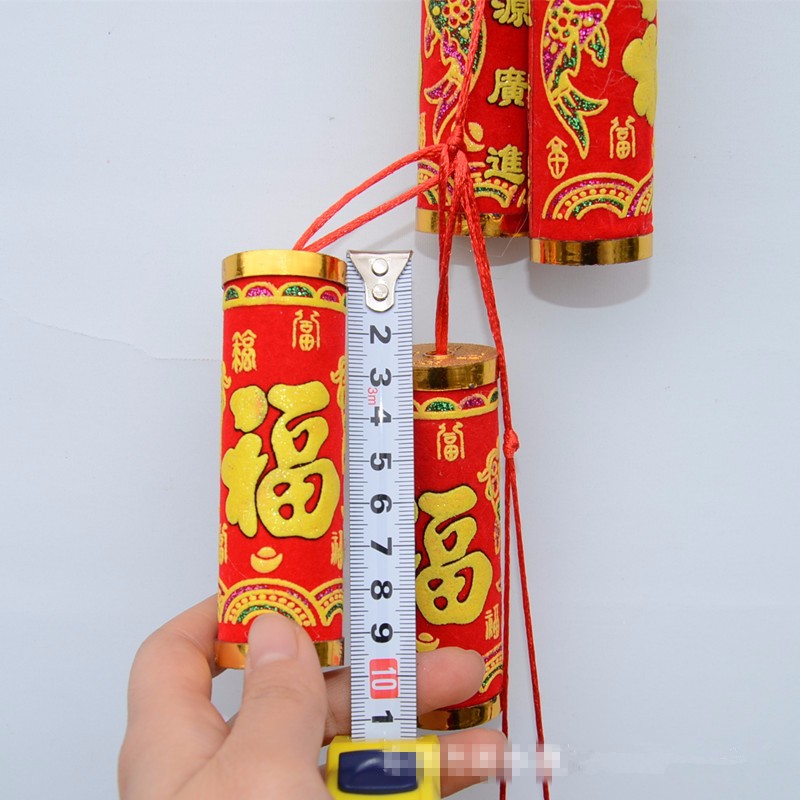 Source Traditional Chinese New Year Decoration Fabric Firecrackers