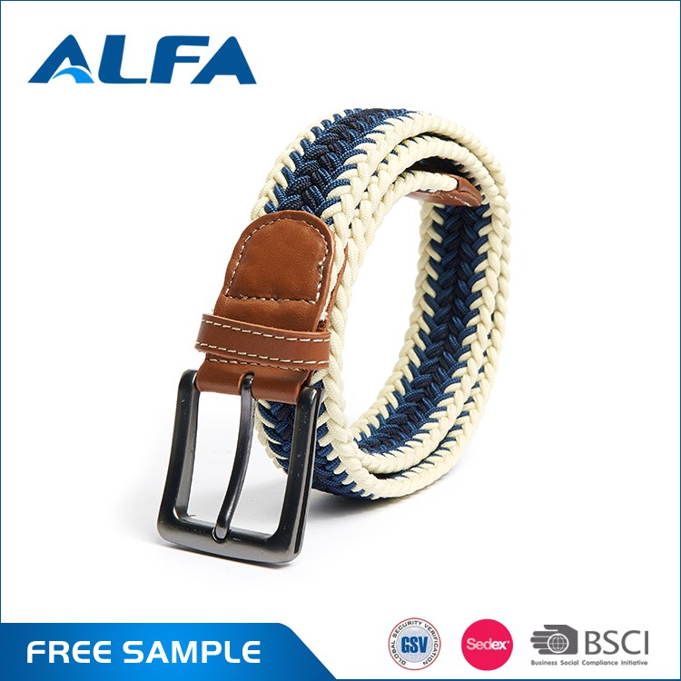 Casual Braided Elastic Stretch Belt