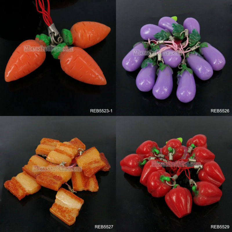 Popular realistic simulation artifical resin lollipop pendant