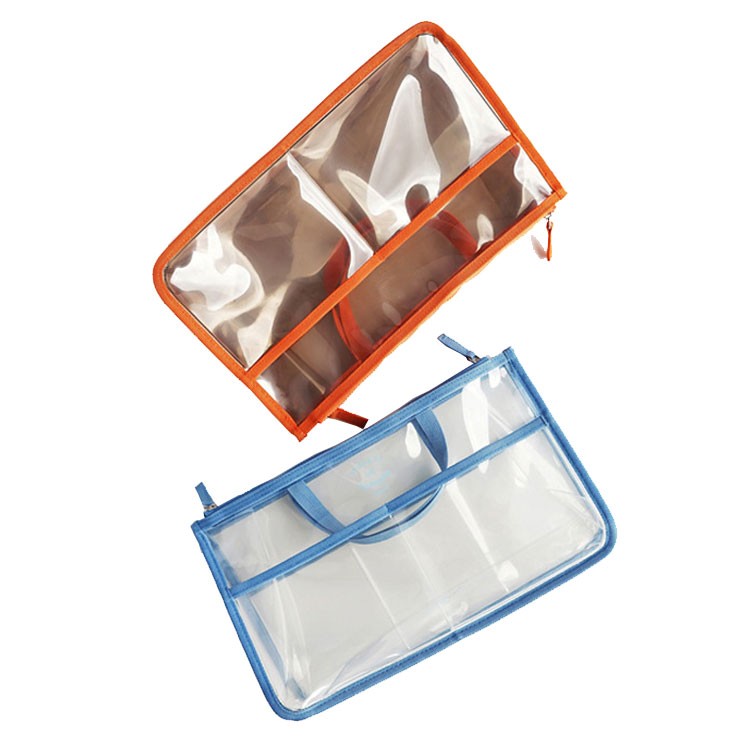 Roihao new arrival product travel luxury clear pvc transparent cosmetic bag
