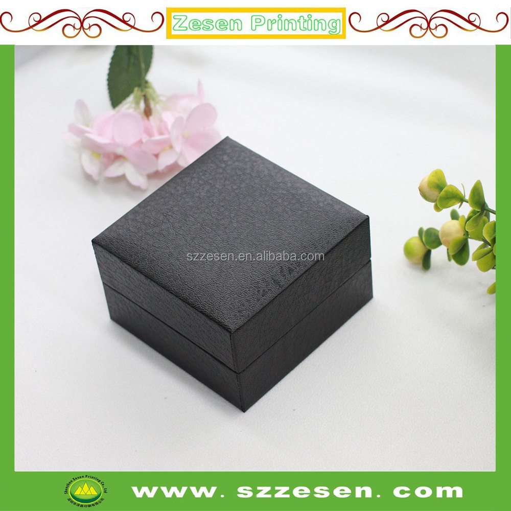 new design luxury black specialty paper gift box for watch 