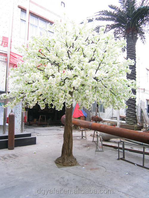 安い装飾的な美しい桜の木人工的な白い結婚式の装飾のための卸売仕入れ・メーカー・工場
