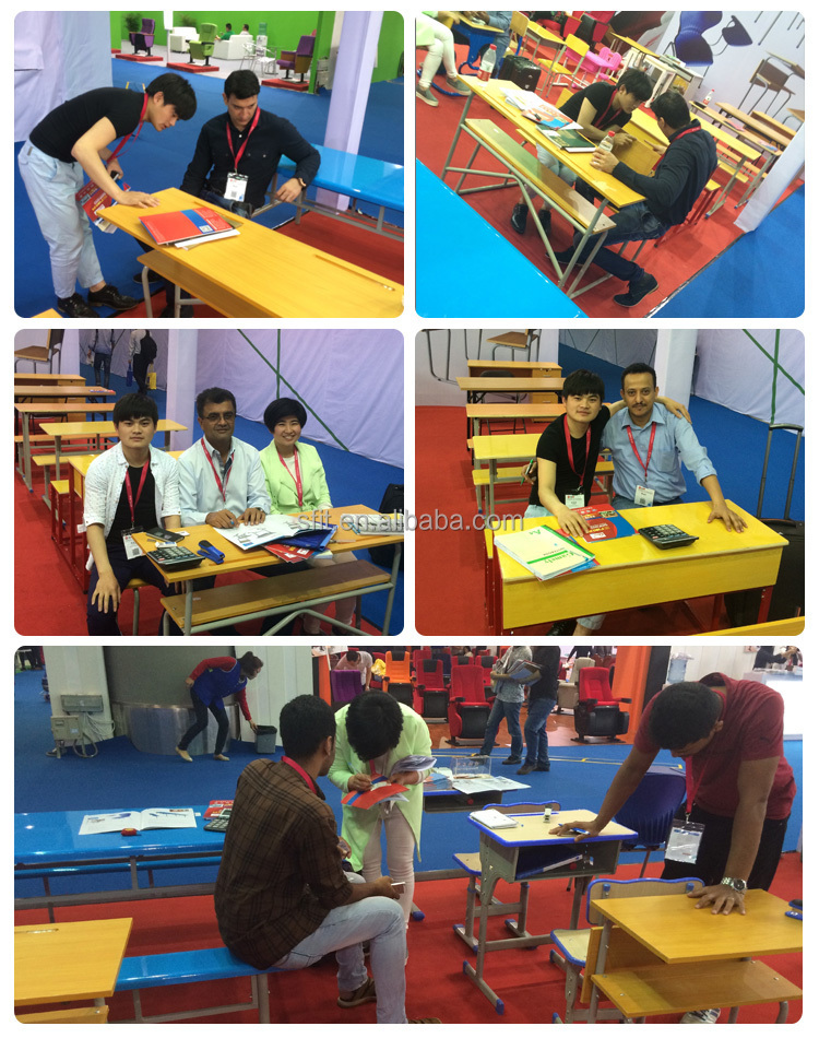 中国工場2015新しいデザインのベストセラーの調整可能な学校の机と椅子仕入れ・メーカー・工場