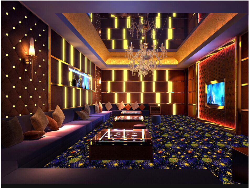 Luxury Night Club Carpets/rugs Disco Ballroom Floor Carpets With Long