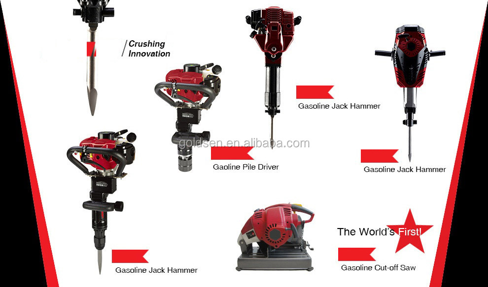 ガソリンパワードポータブルガードレールフェンス振動後のドライバミニガソリンパイルドライバーハンマーのマシン問屋・仕入れ・卸・卸売り