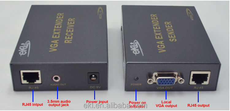 Cat5e/6200mエクステンダー、 200mvgaエクステンダ問屋・仕入れ・卸・卸売り