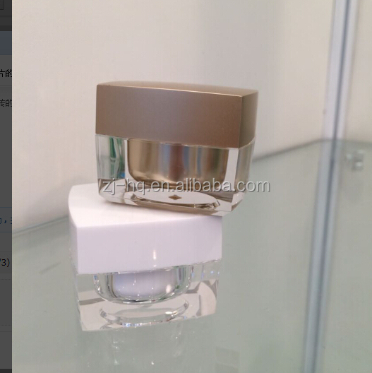 3ml10ミリリットル15ミリリットル30ml50ml四角瓶化粧品クリームジャーアクリルクリームジャー仕入れ・メーカー・工場