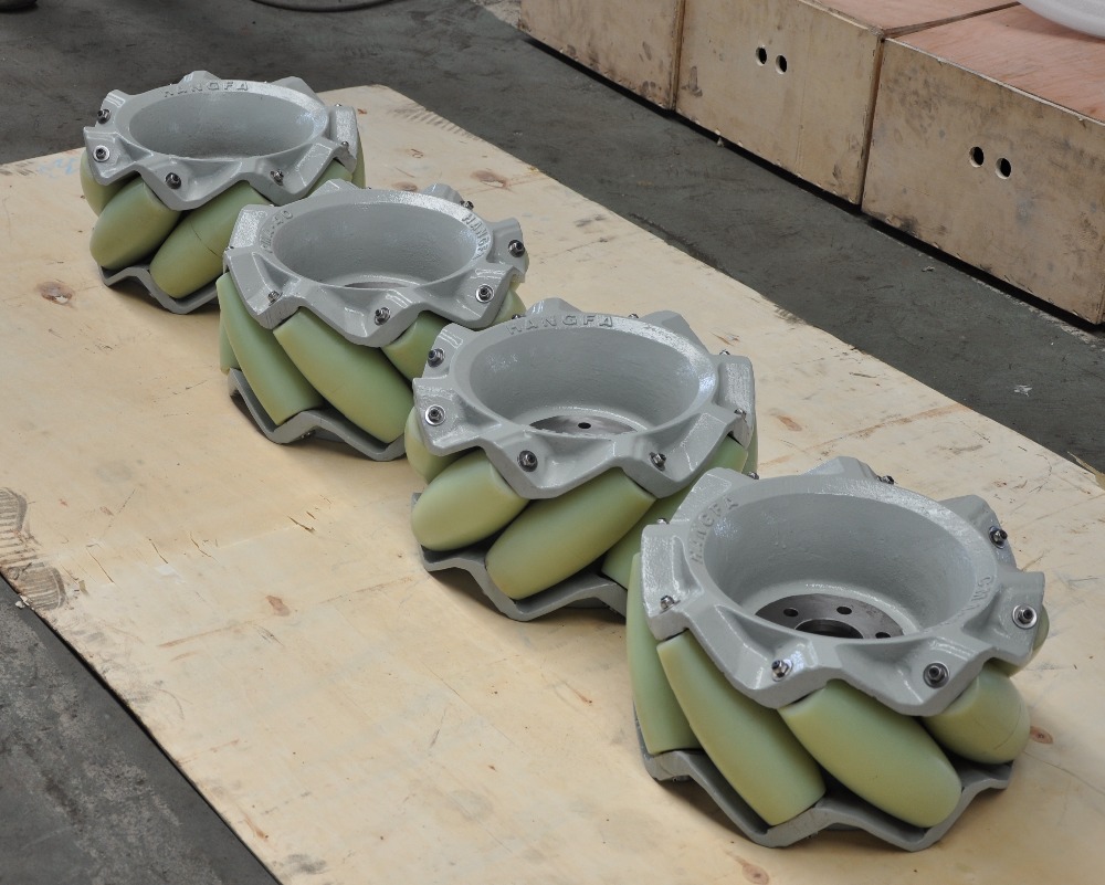 負荷容量mecanum1500kg16インチホイール上で使用される航空宇宙産業仕入れ・メーカー・工場