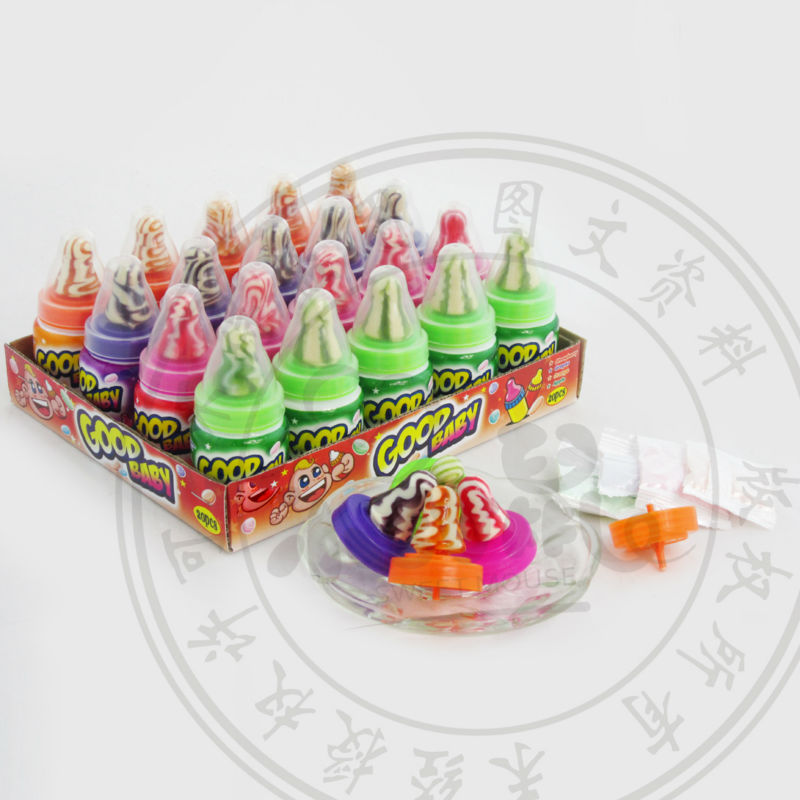 11g nipple lollipop with sour powder candy