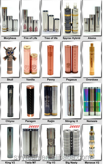 Full Mechanical Mod Stingray X Mod Clone Mechanical Stingray X Mod Made by china factory SYYTECH