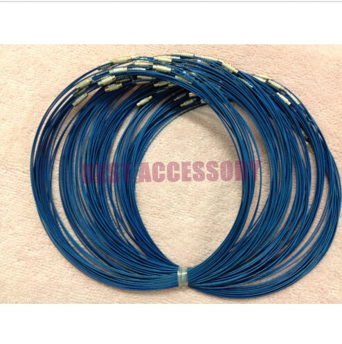 conew_memory wire cord necklace choker0094