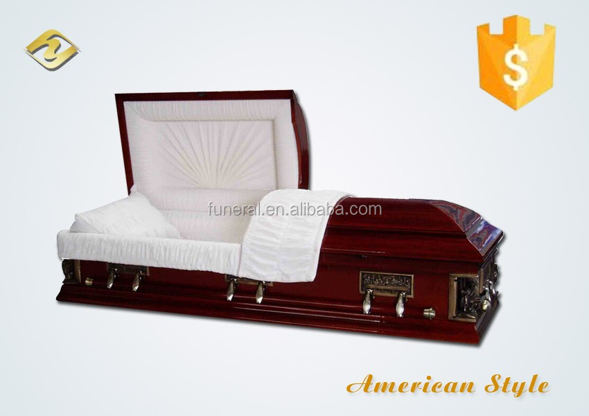 人気の葬儀ポプラ木材棺で ハンドル仕入れ・メーカー・工場