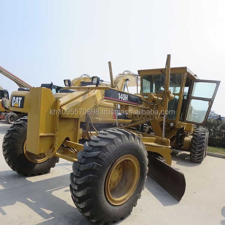 キャタピラー140 hモーターmototrグレーダで上海、 安い使用graders仕入れ・メーカー・工場
