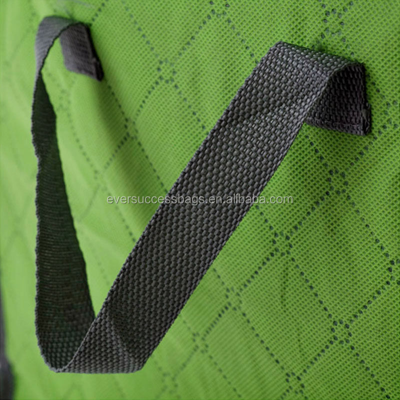 新しい2015ファスナー布ストレージランドリーバッグ布バッグはハンドル仕入れ・メーカー・工場