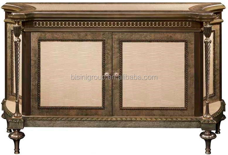 Elegant New Classical Solid Wood Tv Cabinet Of Venetian Gold And