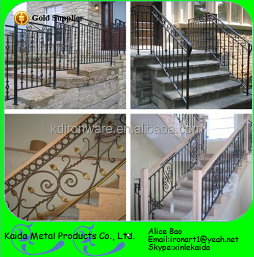 安い錬鉄外装装飾的なホームヴィラの階段の設計問屋・仕入れ・卸・卸売り