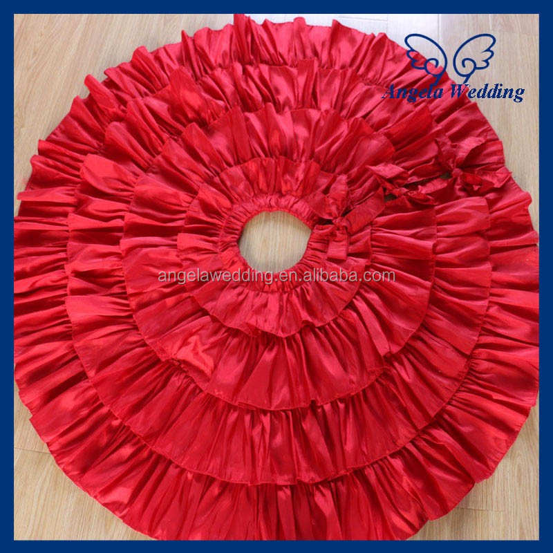 新しいスパンコールts001aグリッター赤いクリスマスツリーのスカート仕入れ・メーカー・工場