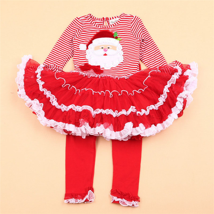 新しい衣類子供のためのセット女の子のブティック衣類セットクリスマスの子供の服装仕入れ・メーカー・工場