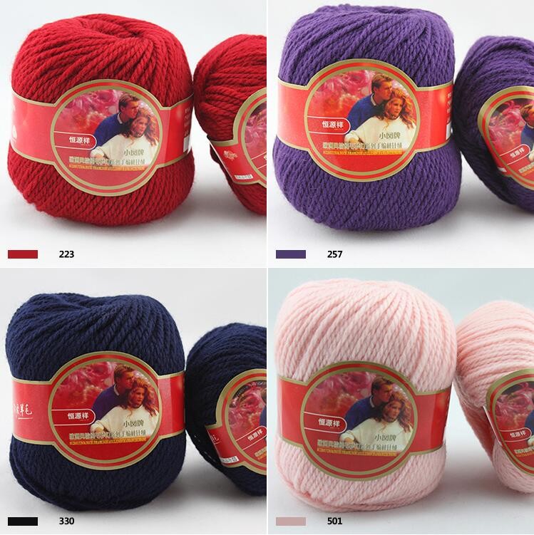 手はスカーフを編む100％hengyuanxiang梳毛ウールの糸仕入れ・メーカー・工場