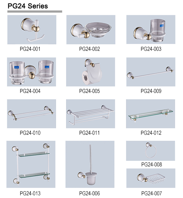 白真鍮ホテル用ボディーaccessoriestowelラックスタイルのバスルームセット仕入れ・メーカー・工場
