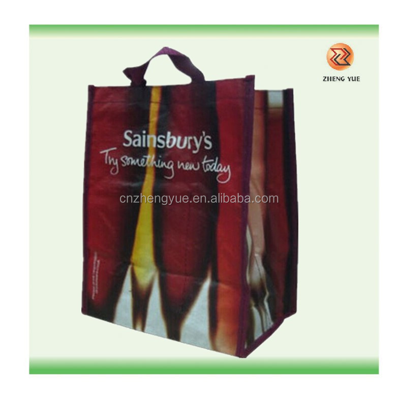 カスタムメイドのペットショッピングbag/プラスチックボトルリサイクルpet袋/ペット不織布バッグ仕入れ・メーカー・工場