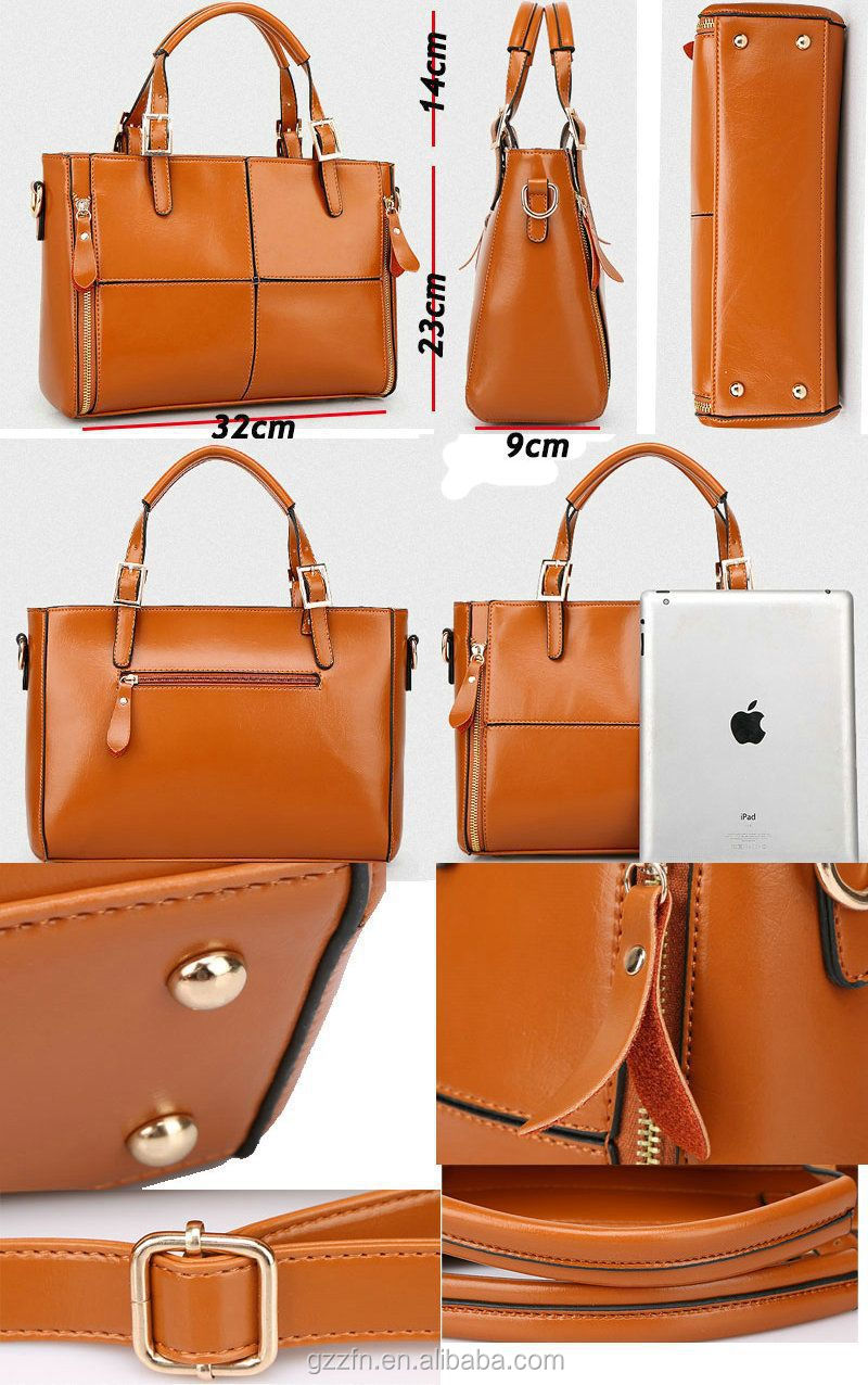 新しいファッションの人気の卸売コピーlelatherオレンジヨーロッパスタイルpuバッグの女性仕入れ・メーカー・工場