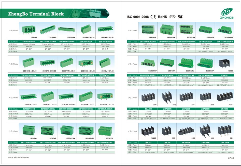 慈渓competitvepriceterminalblocks_zb301r_300v仕入れ・メーカー・工場