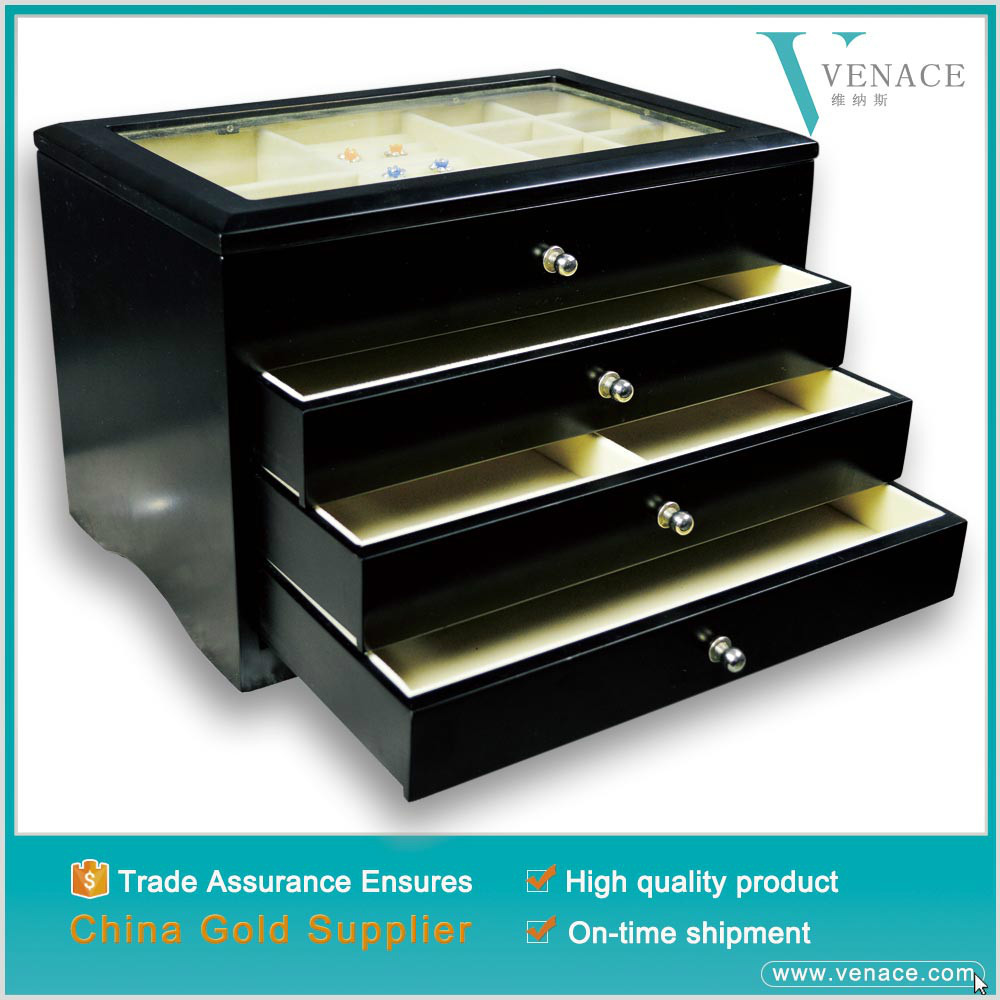 wholesale furniture jewel silver display case jewel box