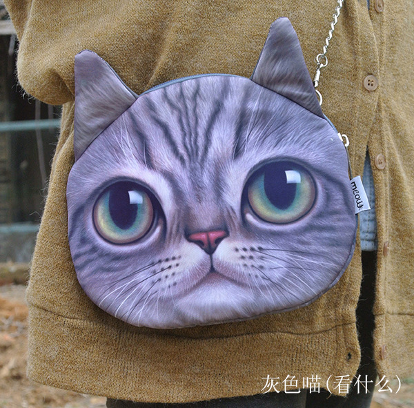 大規模な小さなset日本ポップMUCHACHAかわいい猫の顔、 ショッピングトート袋の財布のハンドバッグの仕入れ・メーカー・工場