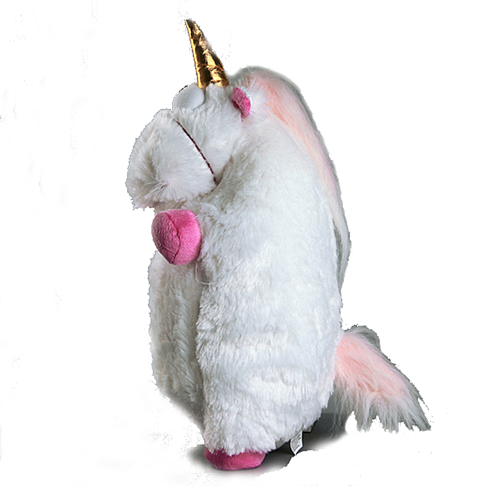 white unicorn soft toy