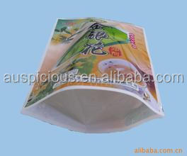Moisture proof custom printing reseable aluminum foil tea bag