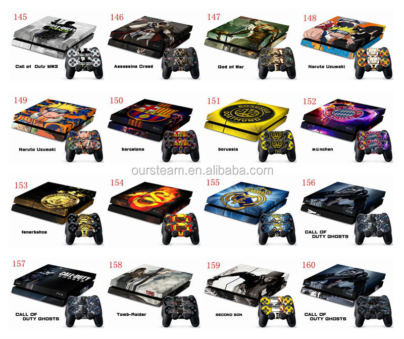 プレイステーション用4皮のステッカープレイステーション用4コンソール新しいが、 2011年2コントローラ問屋・仕入れ・卸・卸売り