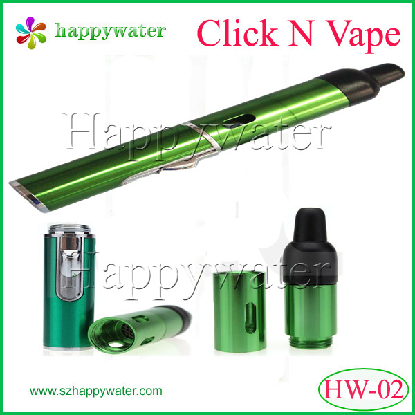 burn dry herb Click n Vape refill the gas