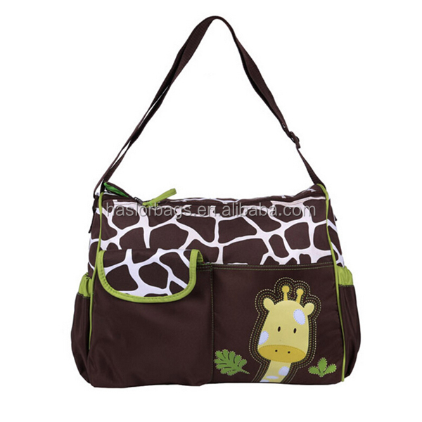 Fashion nappy bag for baby diapers changing