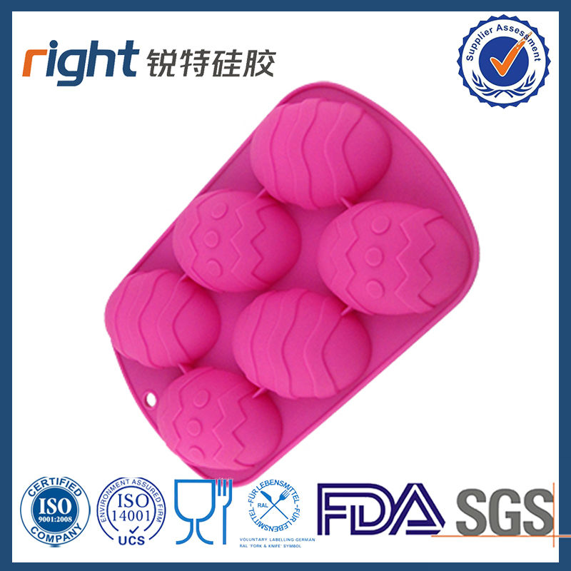 egg shape silicone chocolate cake molds for easter