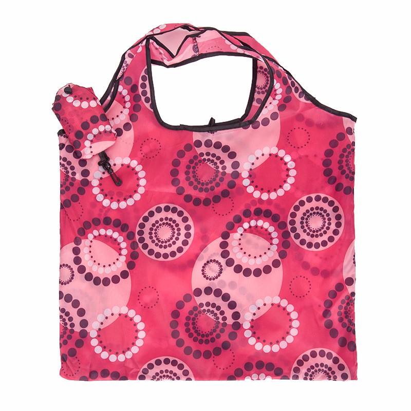 Rolling Target Reusable Shopping Bag With Handle Pocket Promotional