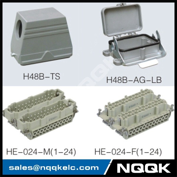 5 48 pin Screw spring crimp terminal Inserts surface mouned heavy duty sockets connector.jpg