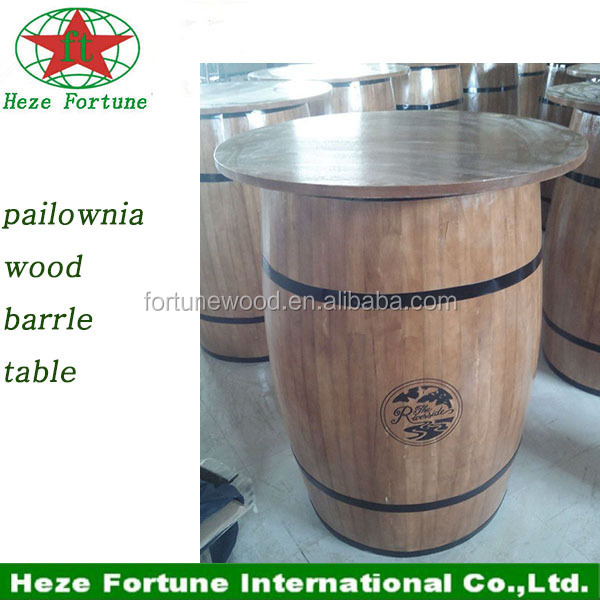 木製のワイン樽テーブルバーの家具仕入れ・メーカー・工場