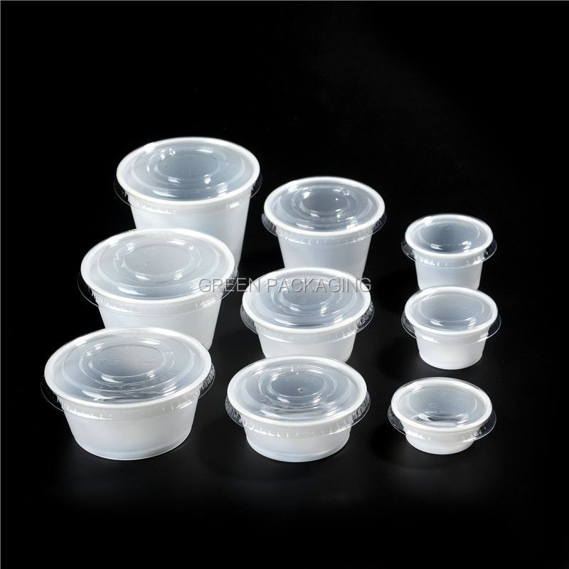 High Quality Transparent Disposable Sauce Cup 30ml Small Pudding Ice Cream  Jelly Takeaway Packaging Cups with Lid - China Polylactic Cup and  Polylactic Acid Cup price