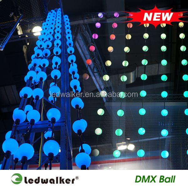 15vボールdmxを導いた、 ledクリスタルマジックボールの光、 3dボールのledが点灯し問屋・仕入れ・卸・卸売り