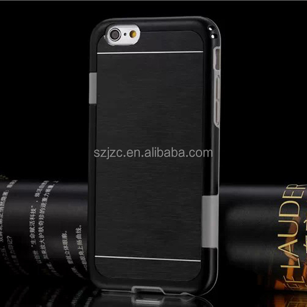 売れ筋hightの質の高い製品の携帯電話ケース用バンパーiphone6付きデュアルカラー、 tpu+aluminum6ケースiphone用問屋・仕入れ・卸・卸売り