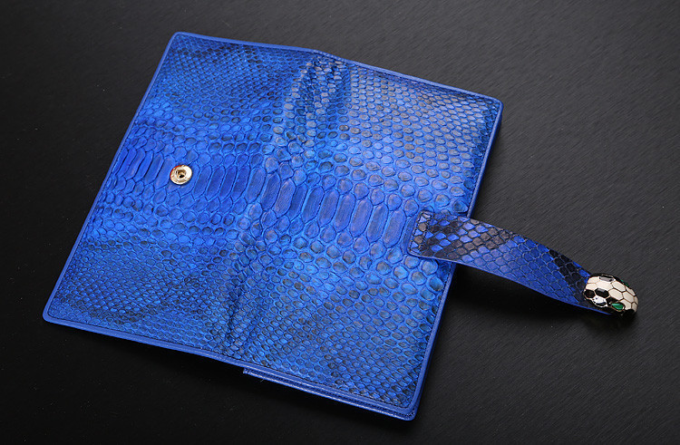 本物の蛇皮の女性の財布のメーカーパイソン財布の財布から仕入れ・メーカー・工場