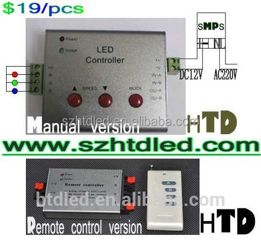 複数の色の変更dc5v12mm0.3ワットledrgbledコントローラとピクセルの光問屋・仕入れ・卸・卸売り