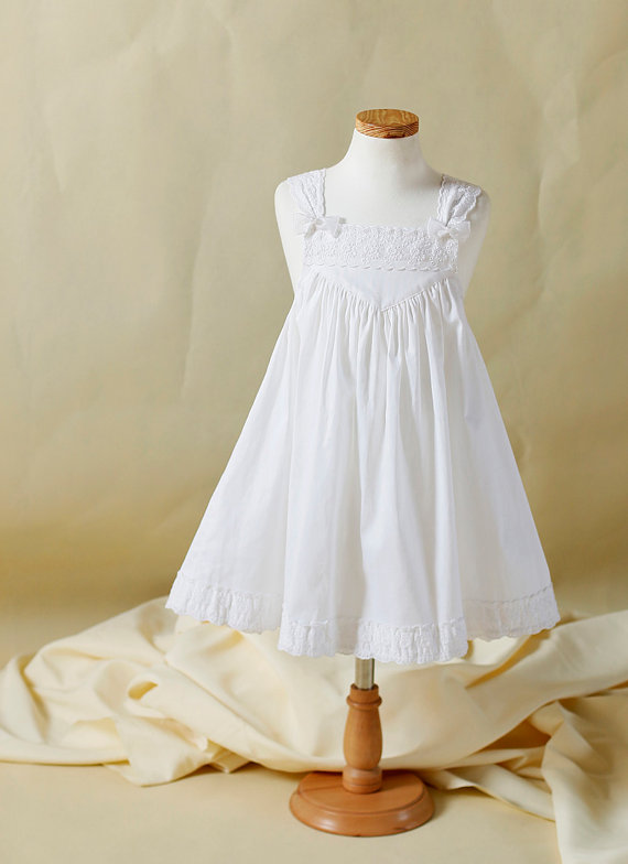 白刺繍綿ling'sフラワーレースヴィンテージフラワーガールのドレスのサテンリボンの装飾の子供幼児の子供のために-問屋・仕入れ・卸・卸売り